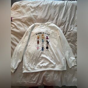Taylor Swift Karma is a Cat sweatshirt
